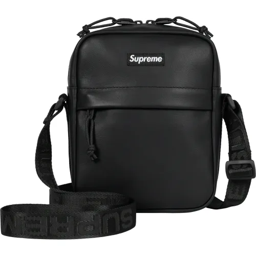 Supreme LEATHER SHOULDER BAG FW23