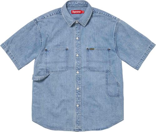 Supreme LOOSE FIT S:S DENIM PAINTER SHIRT