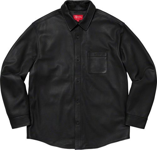 Supreme Leather Shirt FW21