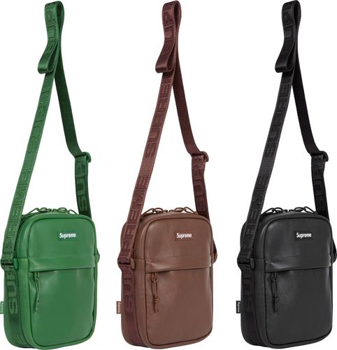 Supreme Leather Shoulder Bag FW24