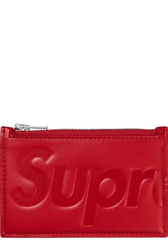 Supreme Leather Zip Card Holder