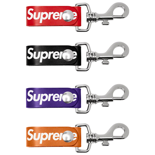 Supreme Leather key Loop accessory hypebeast style brand