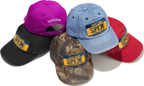 Supreme License Plate 6-Panel