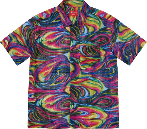 Supreme MESH STRIPE S:S SHIRT streetwear style fashion news