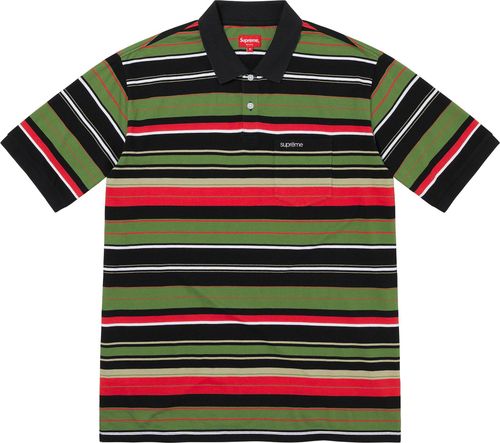 Supreme MULTI STRIPE POLO streetwear fashion