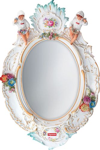 Supreme®:Meissen® Hand-Painted Porcelain Mirror