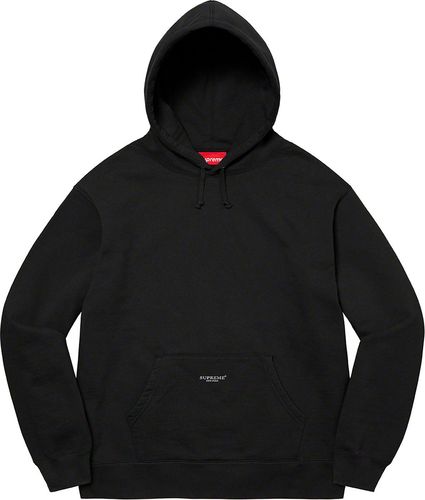 Supreme Micro Logo Hooded Sweatshirt streetwear style fashion