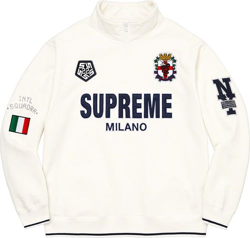 Supreme Milano Half Zip Pullover streetwear style collab news hypebeast brand outfit