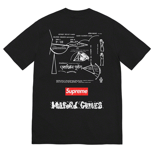 Supreme Milford Graves Tee streetwear style fashion
