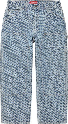 Supreme Monogram Double Knee Denim Painter Pant