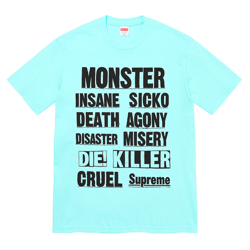 Supreme Monster Tee streetwear fashion style hypebeast tshirt
