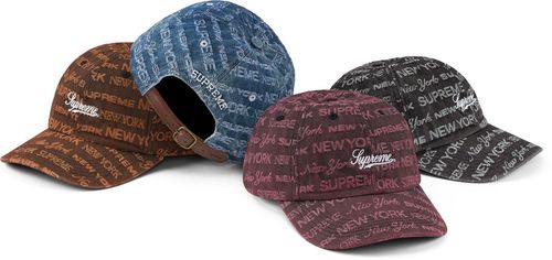 Supreme Multi Type Jacquard Denim 6 Panel streetwear style collab news info price