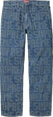 Supreme NEEDLE PUNCH REGULAR JEAN