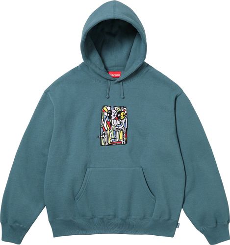 Supreme NEIL BLENDER MOSAIC HOODED SWEATSHIRT