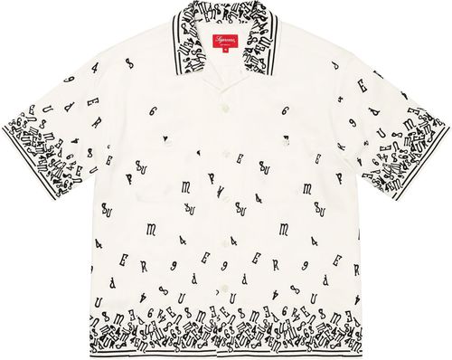 Supreme NOUVEAU EMBROIDERED S:S SHIRT streetwear style fashion