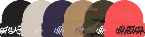 Supreme New Era Blackletter Beanie