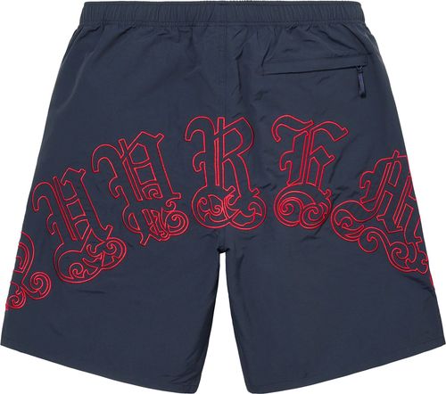 Supreme OLD ENGLISH NYLON SHORT streetwear style