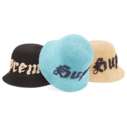 Supreme OLD ENGLISH STRAW CRUSHER streetwear style fashion