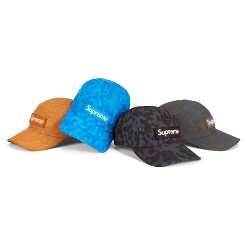 Supreme OVERDYED CAMO NYLON CAMP CAP streetwear style