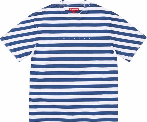 Supreme OVERPRINT STRIPE S:S TOP