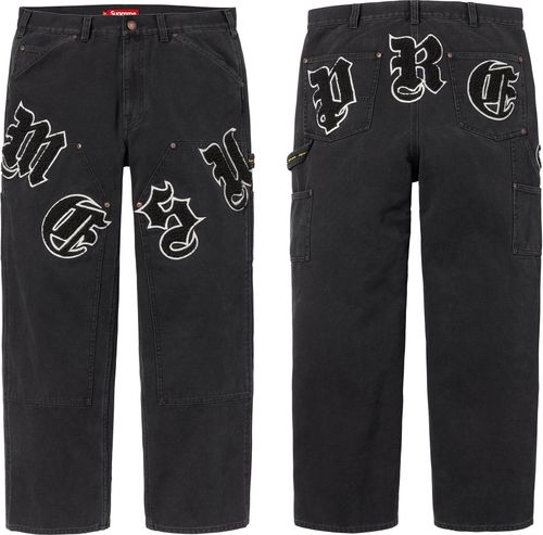 Supreme Old English Canvas Double Knee Painter Pant