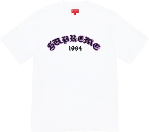 Supreme Old English Glow S:S Top streetwear style collab news