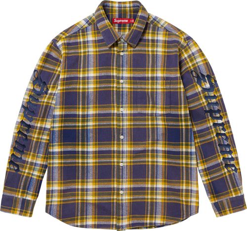 Supreme Old English Plaid Flannel Shirt