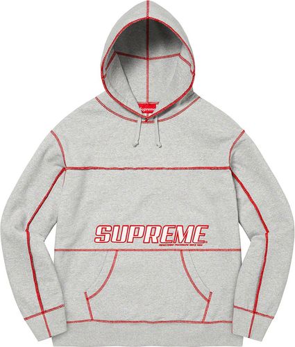 Supreme Overstitch Hooded Sweatshirt streetwear style fashion