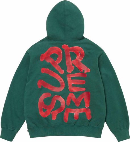 Supreme PAINT HOODED SWEATSHIRT