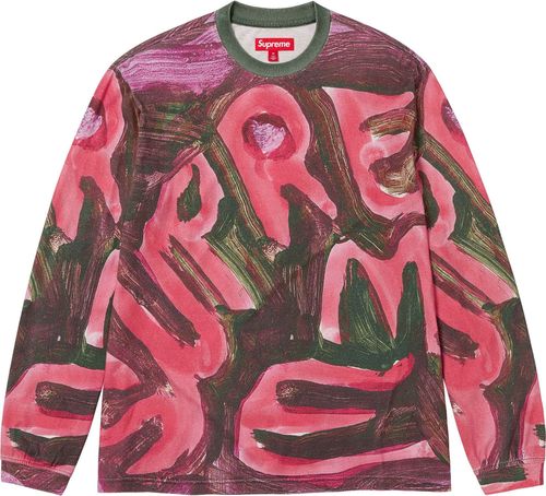 Supreme PAINT L:S TOP