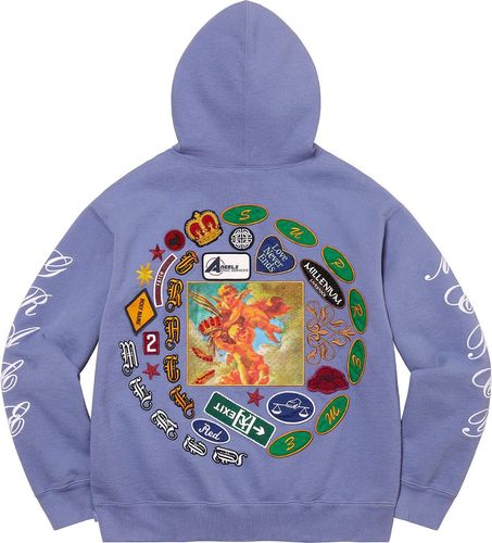 Supreme PATCHES SPIRAL HOODED SWEATSHIRT streetwear fashion news