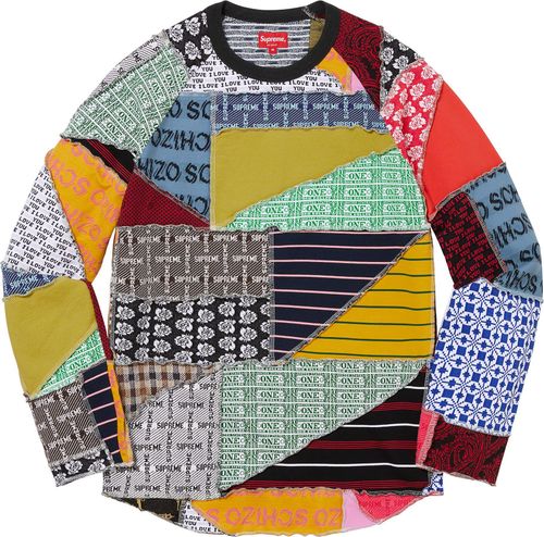 Supreme PATCHWORK JACQUARD L:S TOP streetwear fashion brand