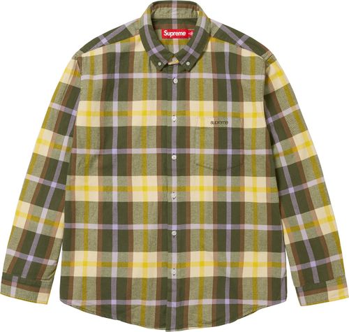 Supreme PLAID FLANNEL SHIRT