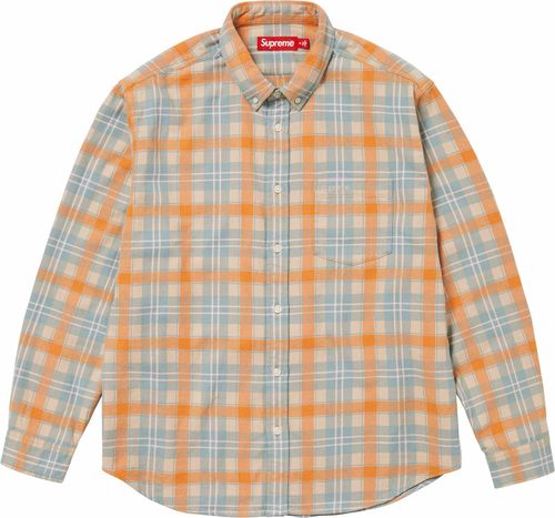 Supreme PLAID FLANNEL SHIRT