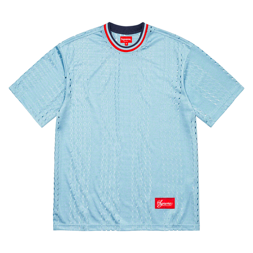 Supreme Perforated Stripe Warm Up Top streetwear style news