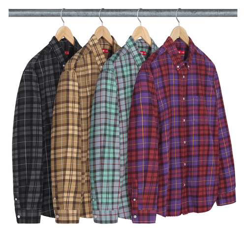 Supreme Plaid Flannel Shirt FW24