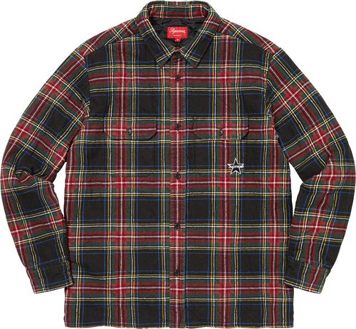Supreme Quilted Plaid Flannel Shirt