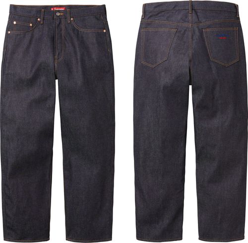 Supreme RIGID BAGGY SELVEDGE JEAN FW23