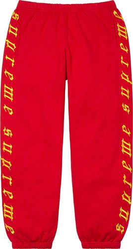 Supreme Raised Embroidery Sweatpant FW21