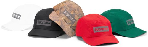 Supreme Reflective Jacquard Logo Camp Cap streetwear style collab news info price