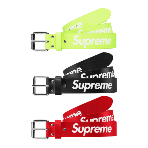 Supreme Repeat Leather Belt