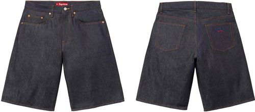Supreme Rigid Baggy Selvedge Denim Short