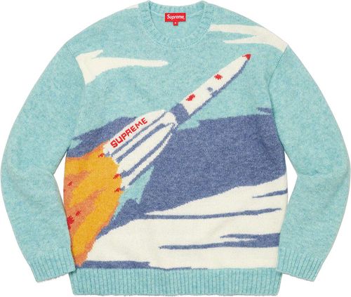 Supreme Rocket Sweater streetwear fashion brand outfit style hypebeast