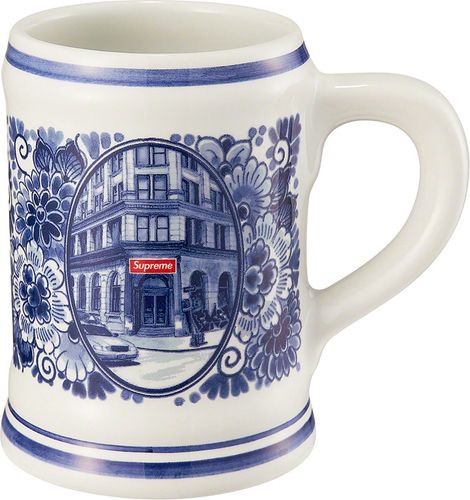 Supreme Royal Delft 190 Bowery Beer Mug