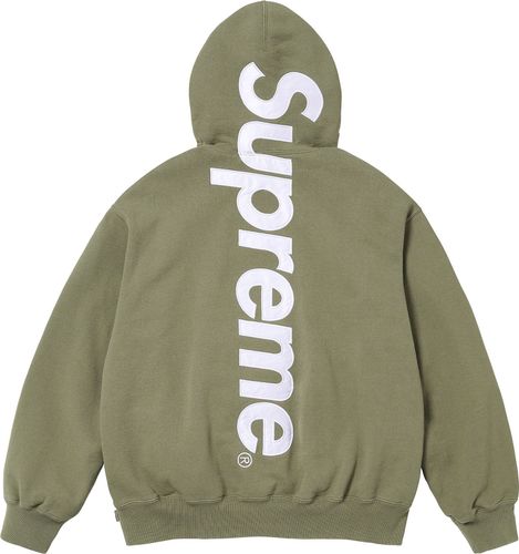 Supreme SATIN APPLIQUÉ HOODED SWEATSHIRT