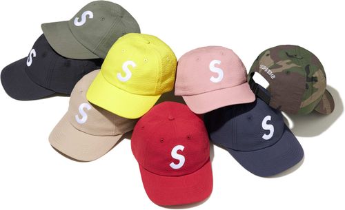 Supreme SEERSUCKER S LOGO 6-PANEL SS24