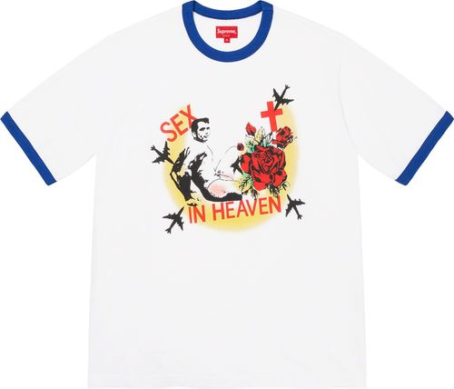 Supreme SEX IN HEAVEN RINGER TEE streetwear fashion style
