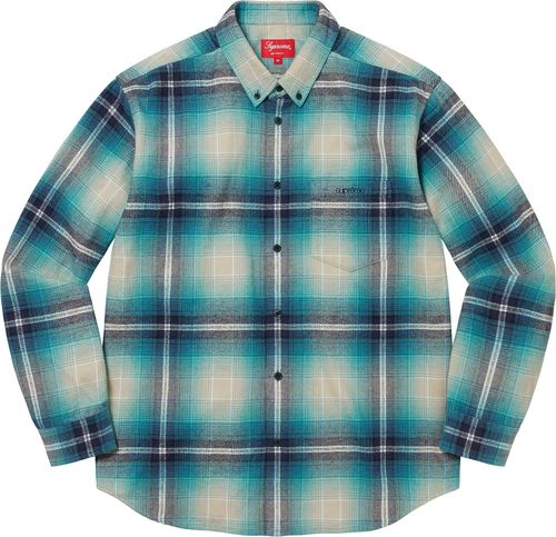 Supreme SHADOW PLAID FLANNEL SHIRT streetwear style fashion