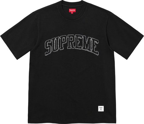 Supreme SKETCH EMBROIDERED S:S TOP streetwear fashion