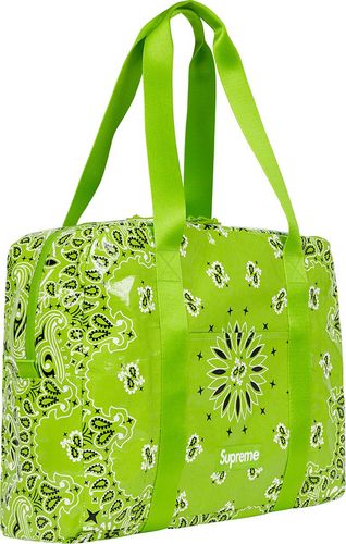 Supreme SS21 Bandana Tarp Small Duffle Bag